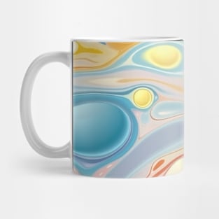 Abstract oil and water mix background Mug